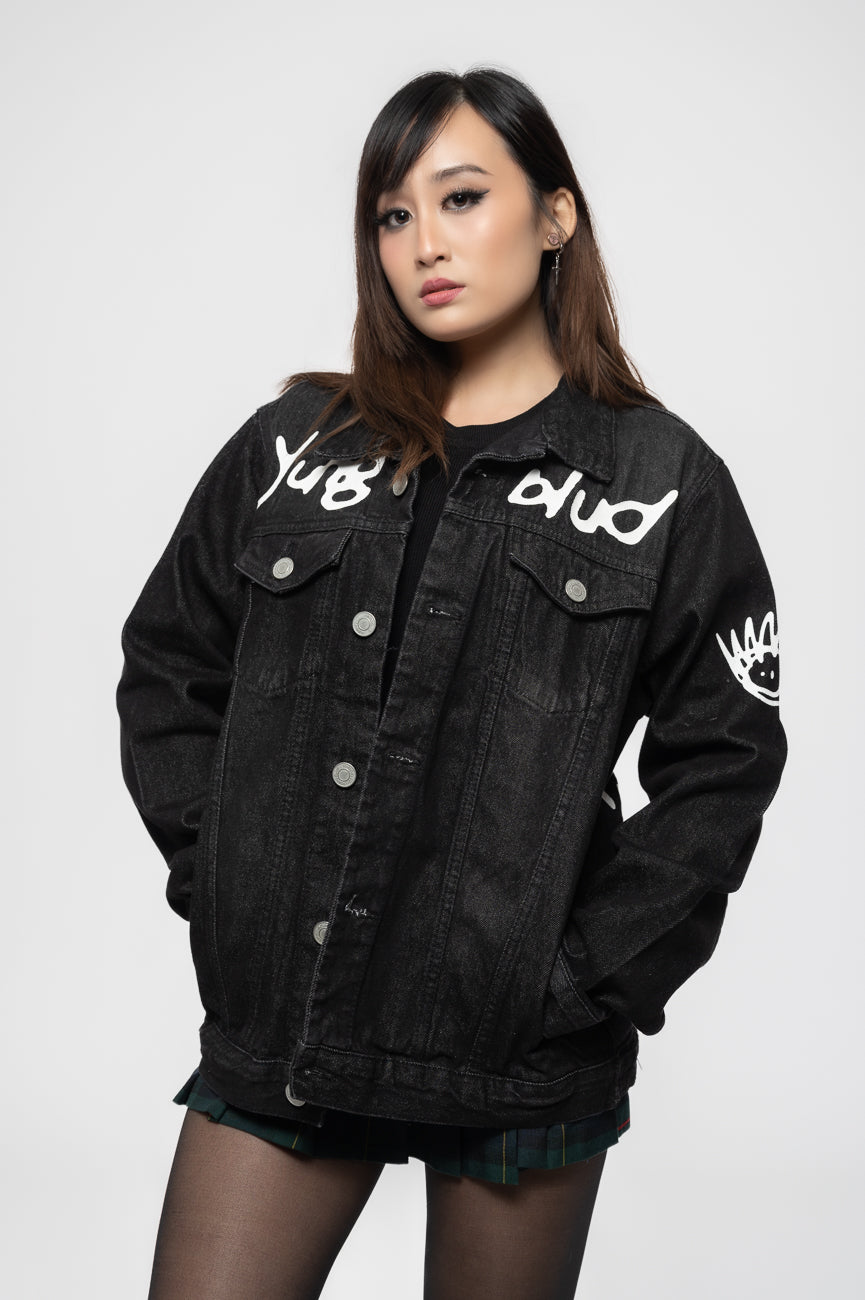Yungblud Be Fookin Happy Denim Jacket product image 1