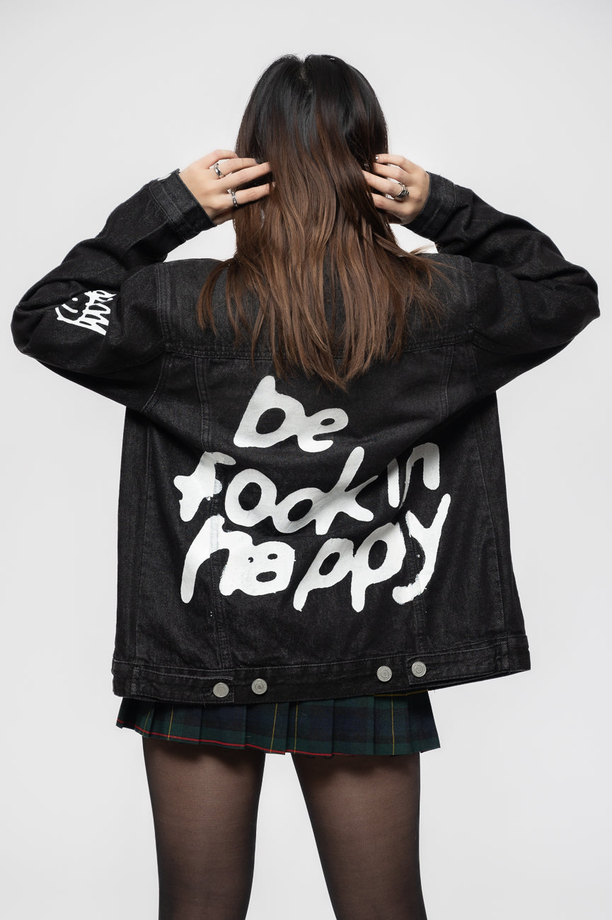 Yungblud Be Fookin Happy Denim Jacket product image 4