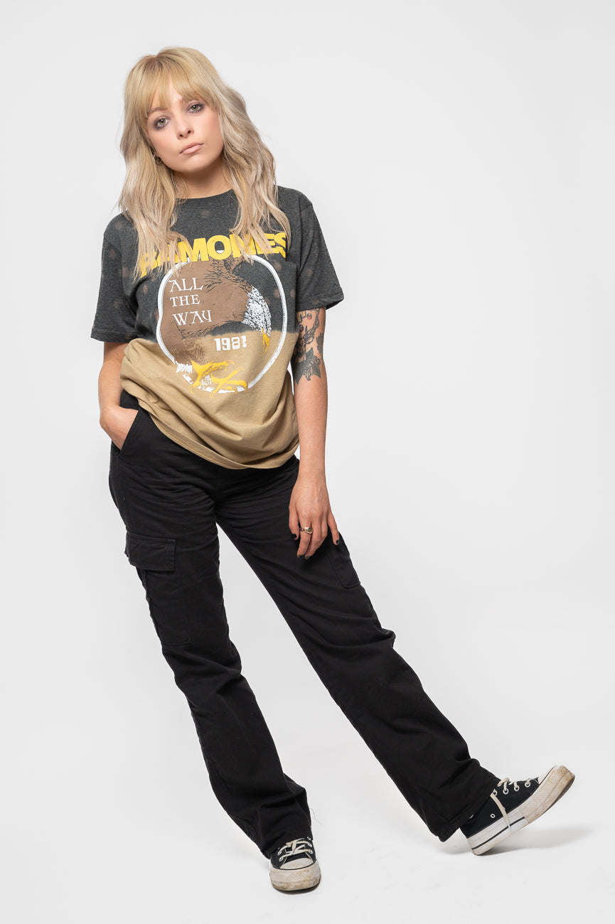 Ramones All The Way Dye Wash T Shirt product image 5