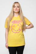 Nirvana Pink Grunge Smile T Shirt product image 1