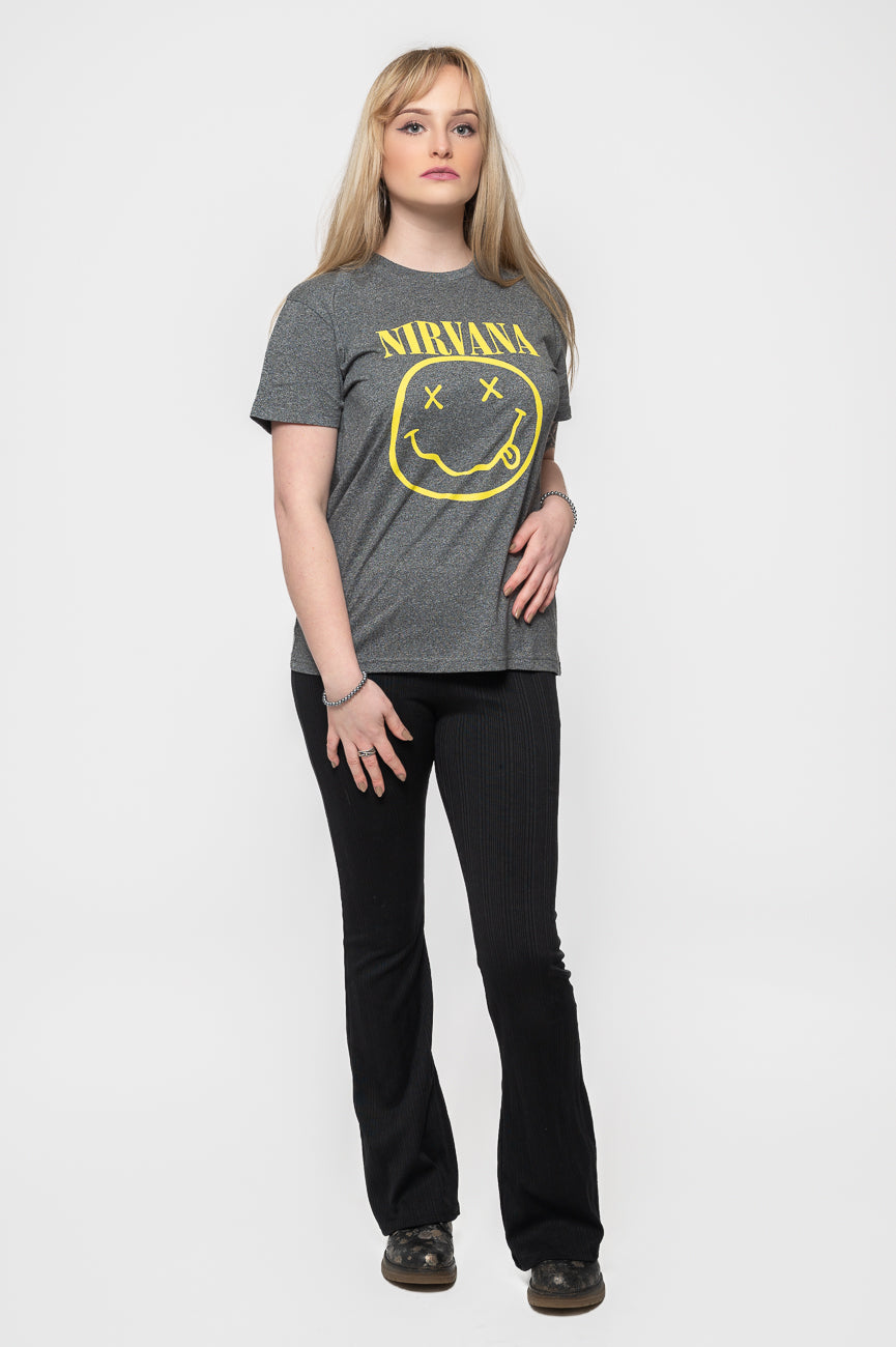 Nirvana Flower Sniffin Brindle T Shirt product image 2
