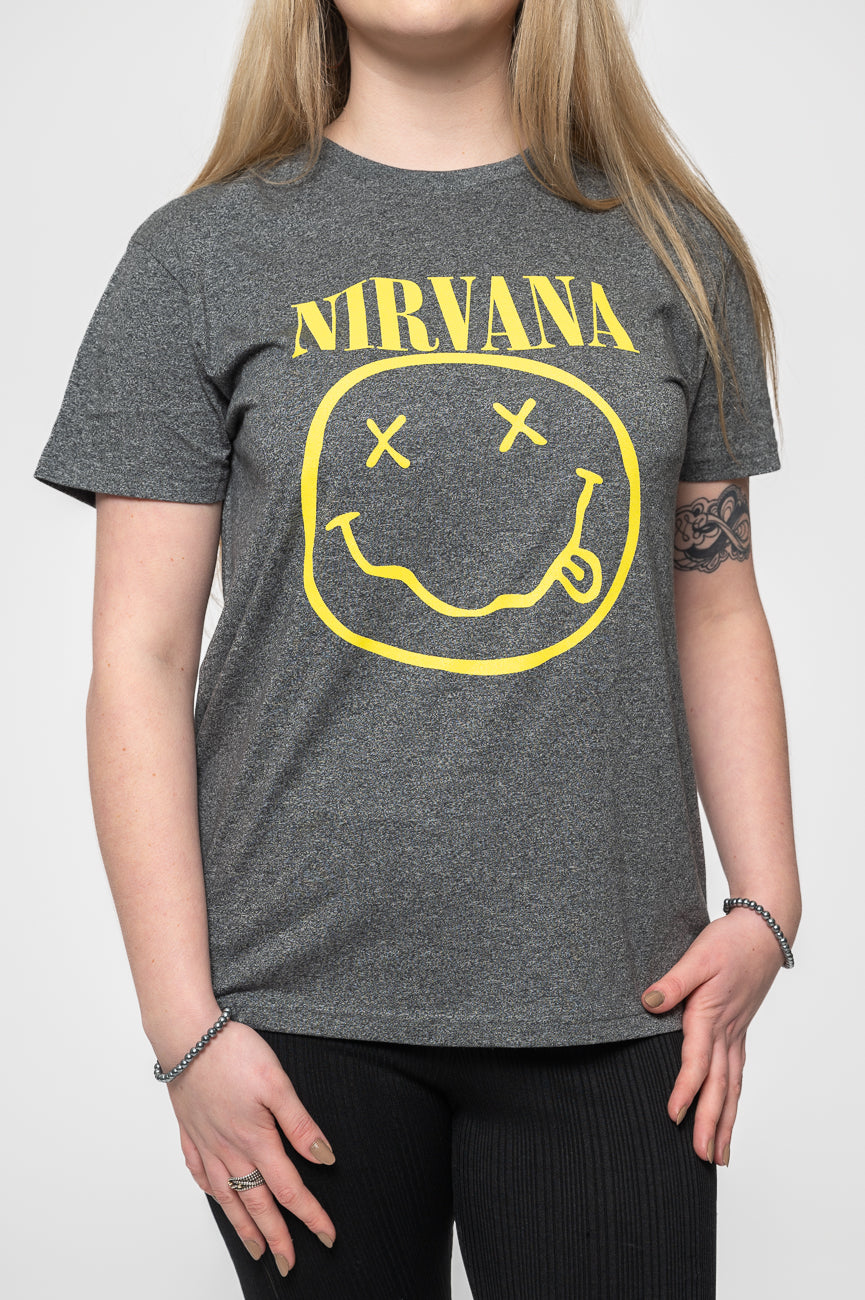 Nirvana Flower Sniffin Brindle T Shirt product image 3