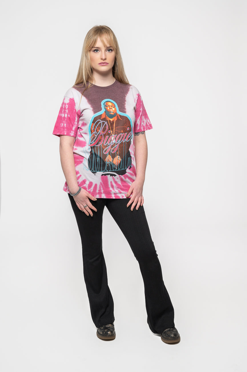 Biggie Smalls Neon Glow Tie Dye T Shirt product image 2