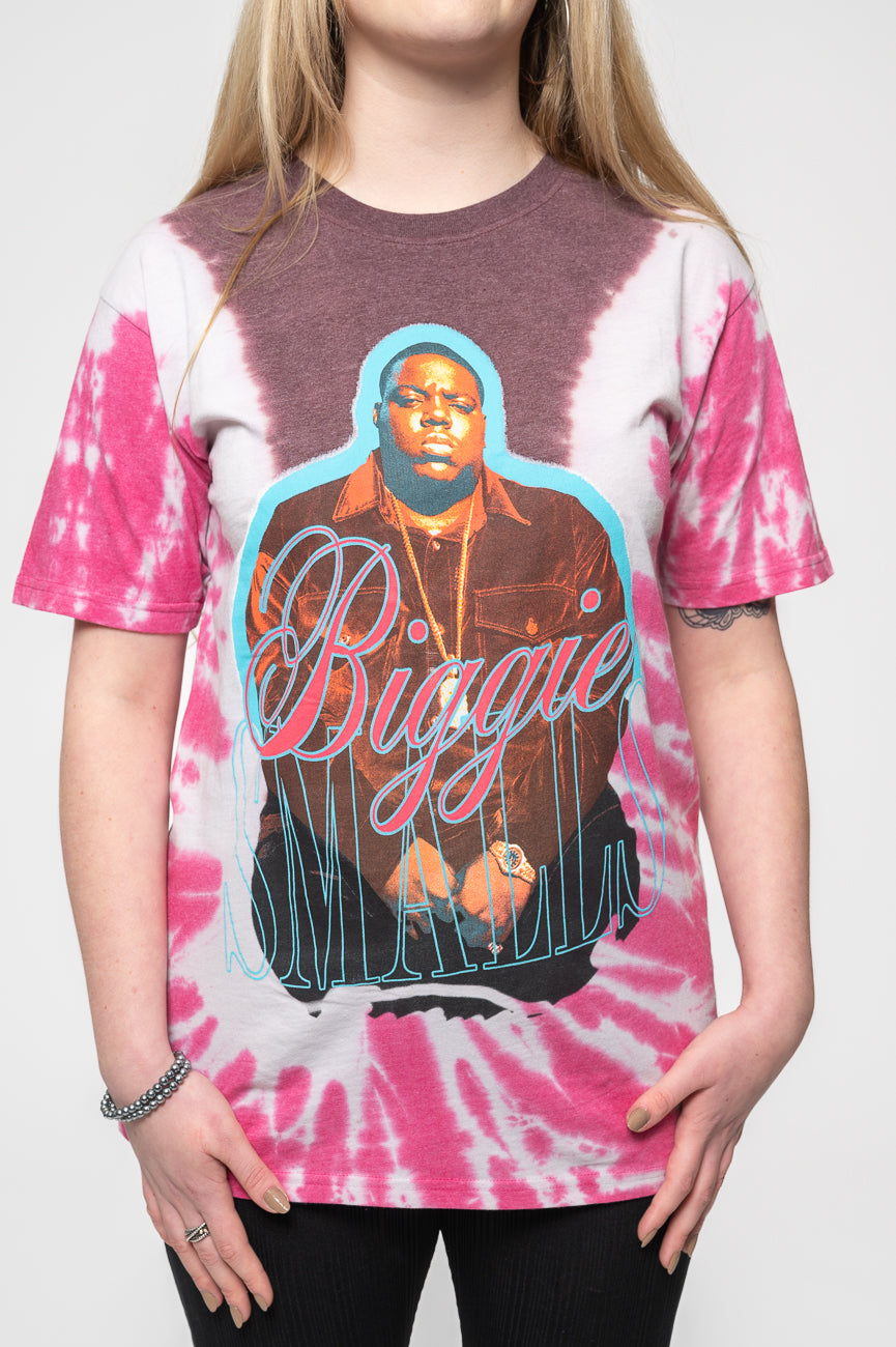 Biggie Smalls Neon Glow Tie Dye T Shirt product image 3