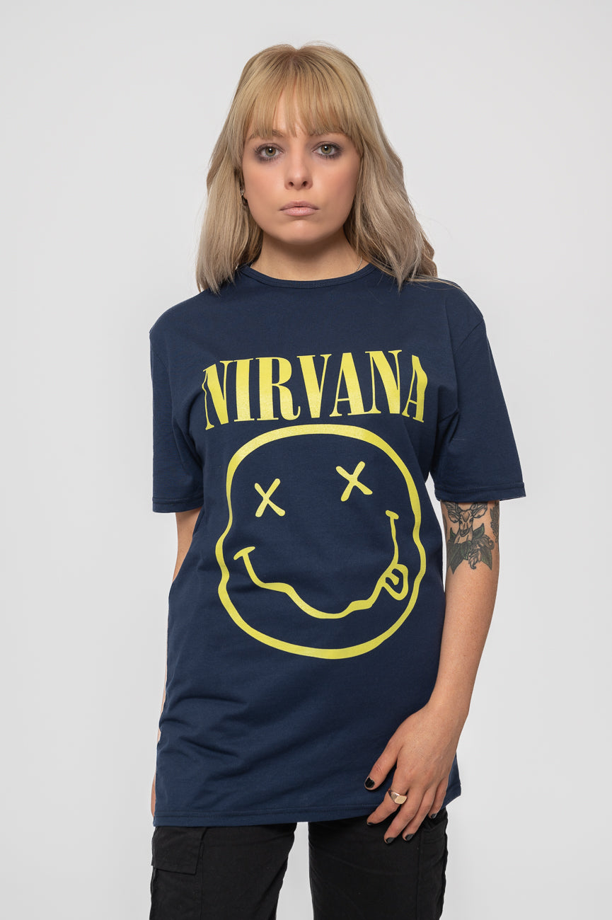 Nirvana Yellow Grunge Smile T Shirt product image 1