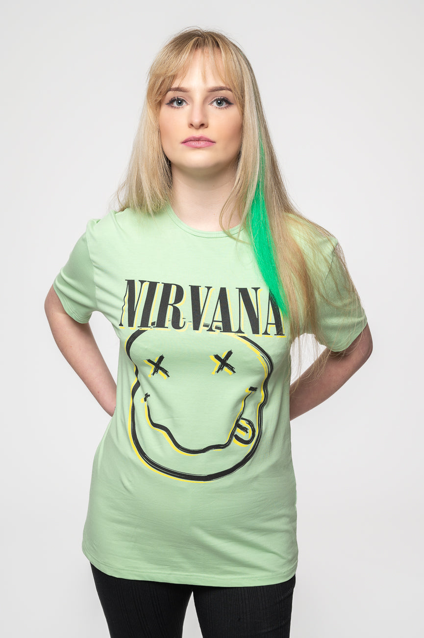 Nirvana Inverse Grunge Smile T Shirt product image 1
