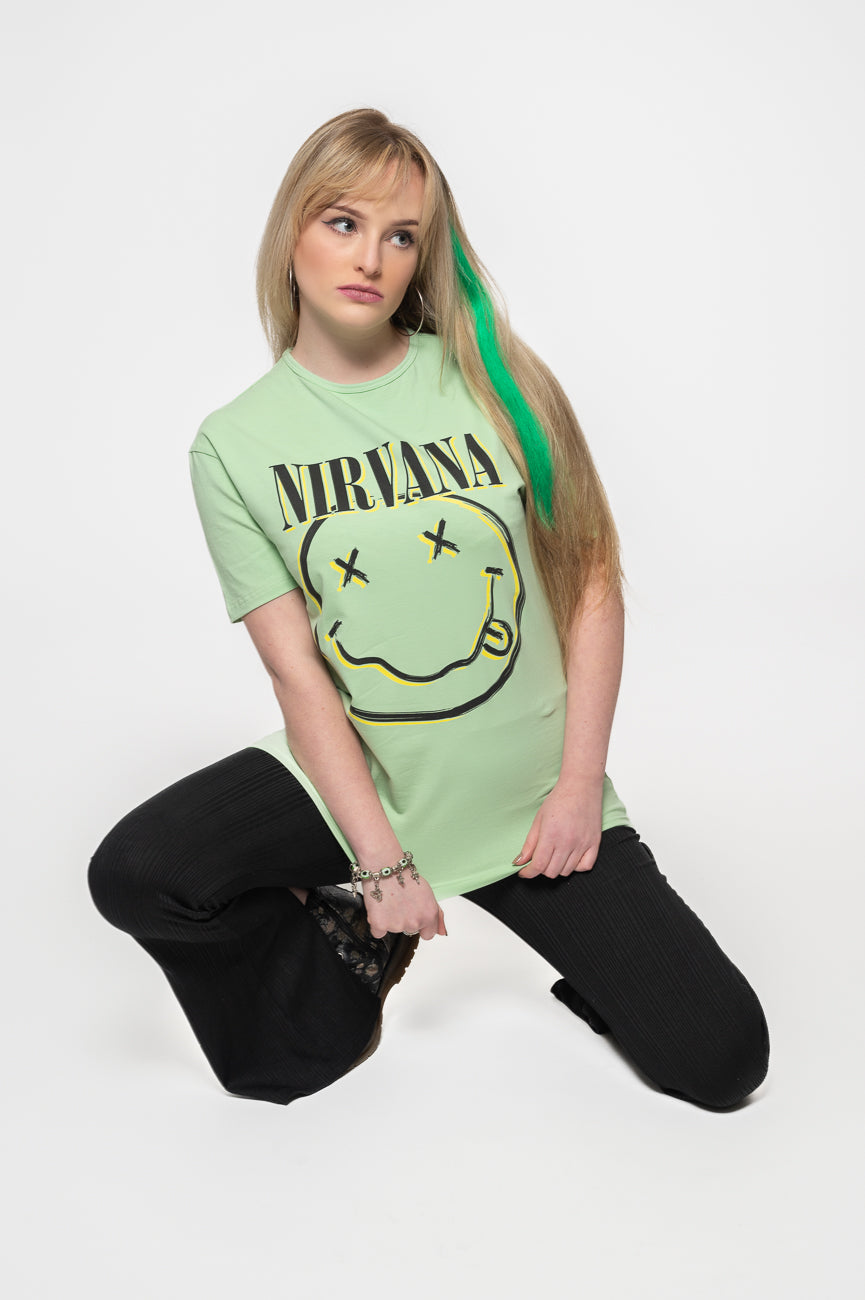 Nirvana Inverse Grunge Smile T Shirt product image 5
