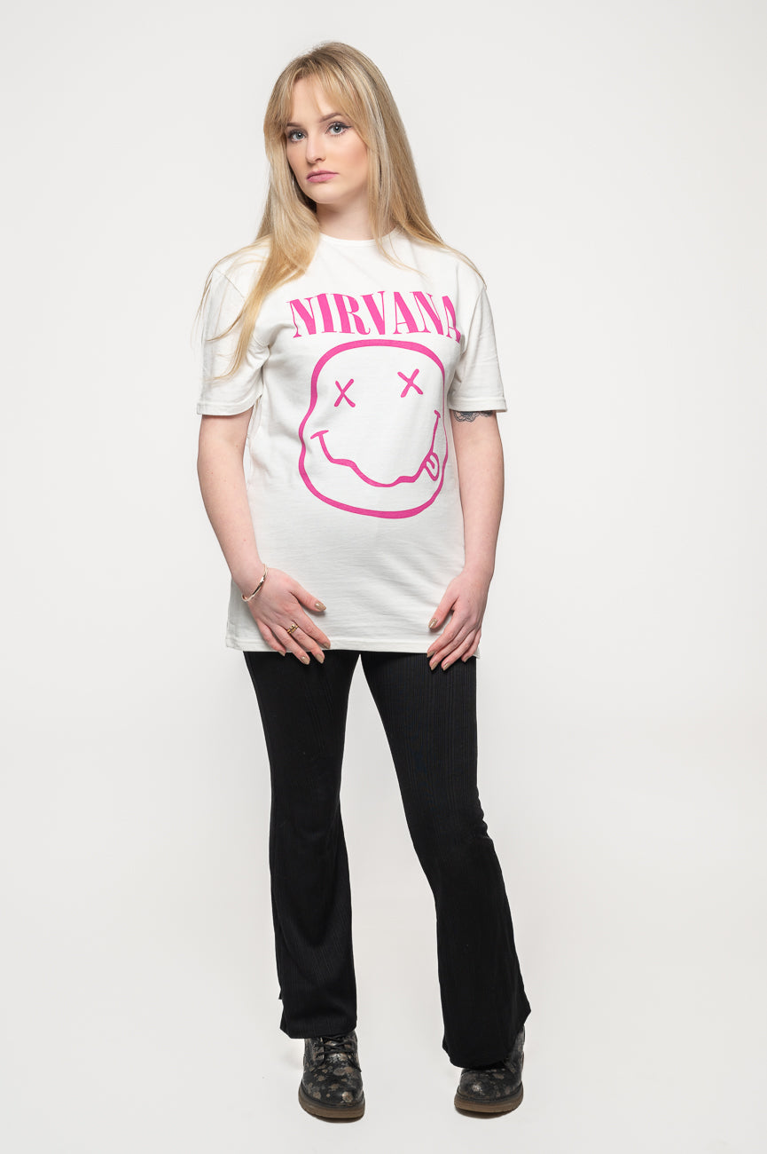 Nirvana Purple Grunge Smile T Shirt product image 2