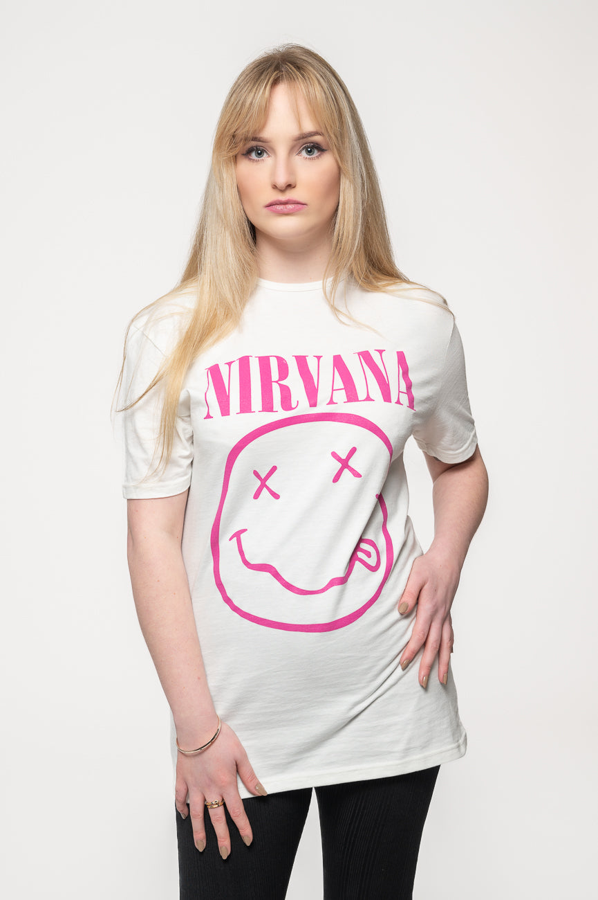 Nirvana Purple Grunge Smile T Shirt product image 1