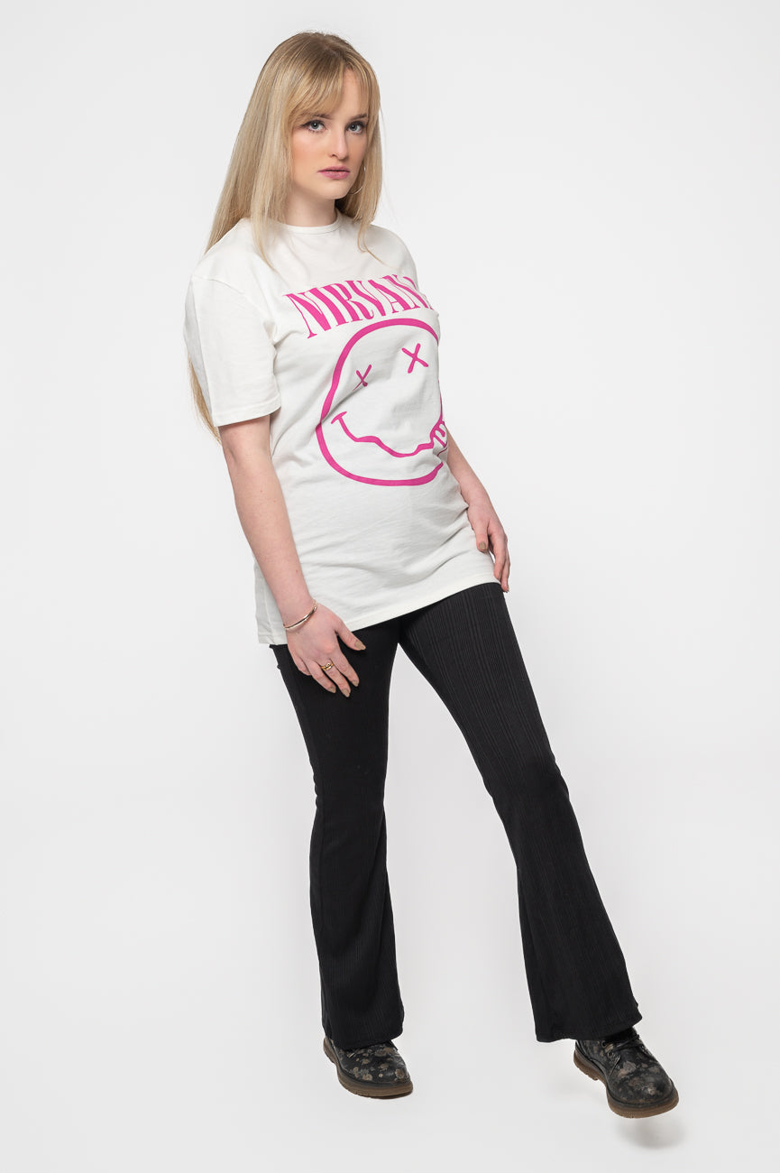 Nirvana Purple Grunge Smile T Shirt product image 5