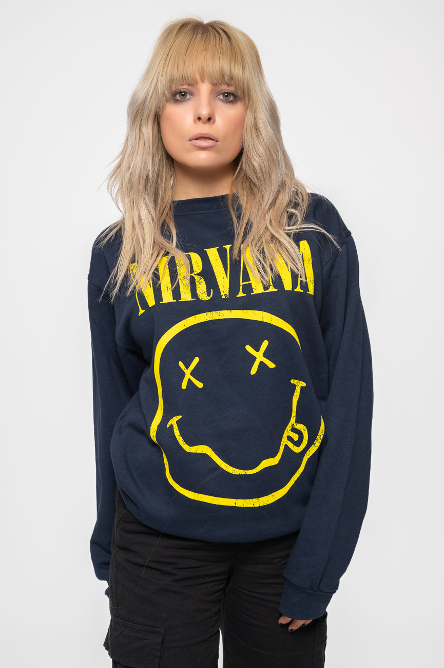 Nirvana Yellow Grunge Smile Sweatshirt product image 1