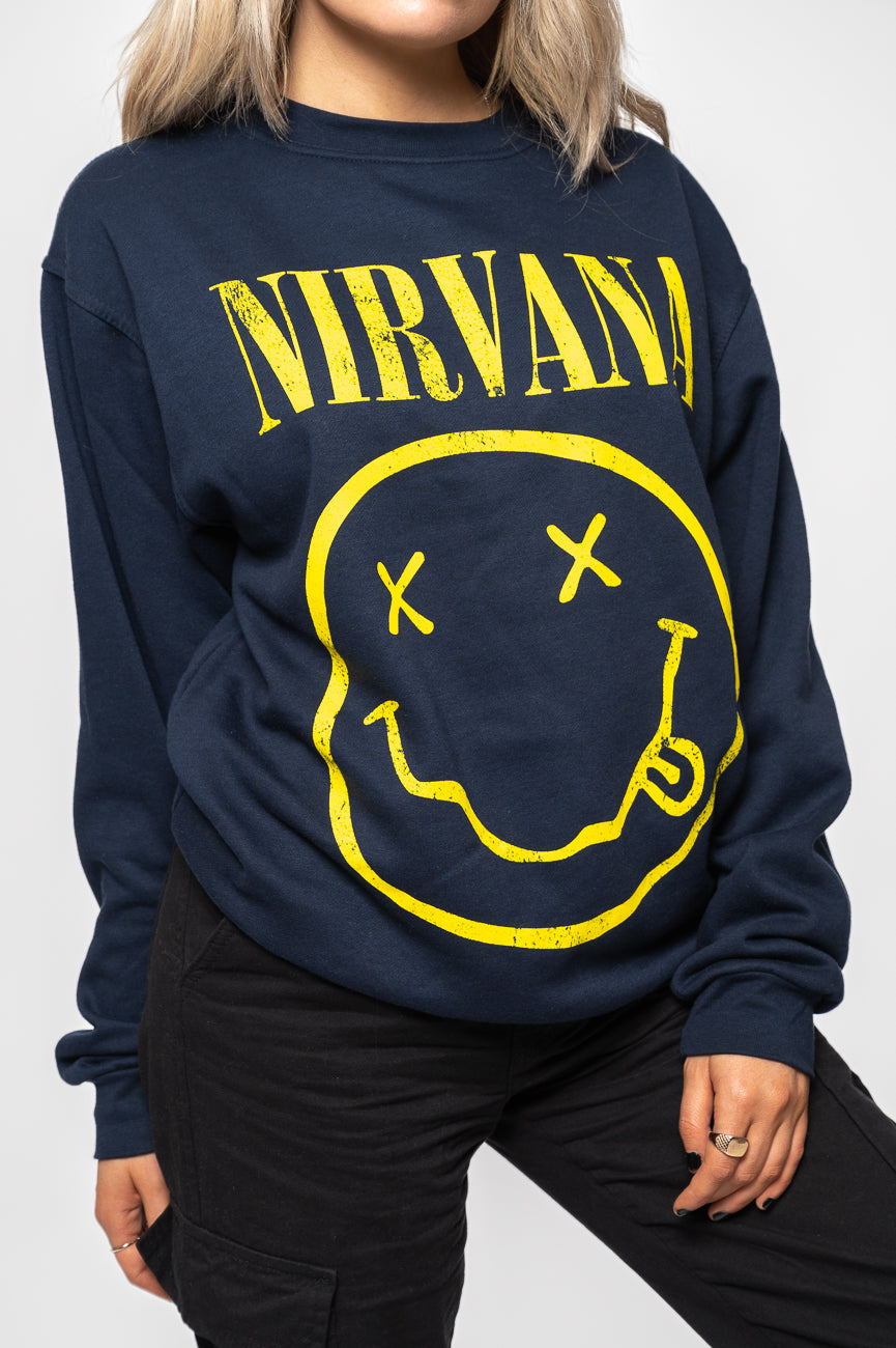 Nirvana Yellow Grunge Smile Sweatshirt product image 3