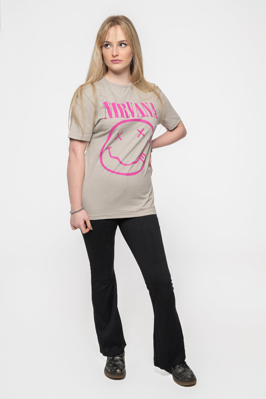 Nirvana Purple Grunge Smile T Shirt product image 2