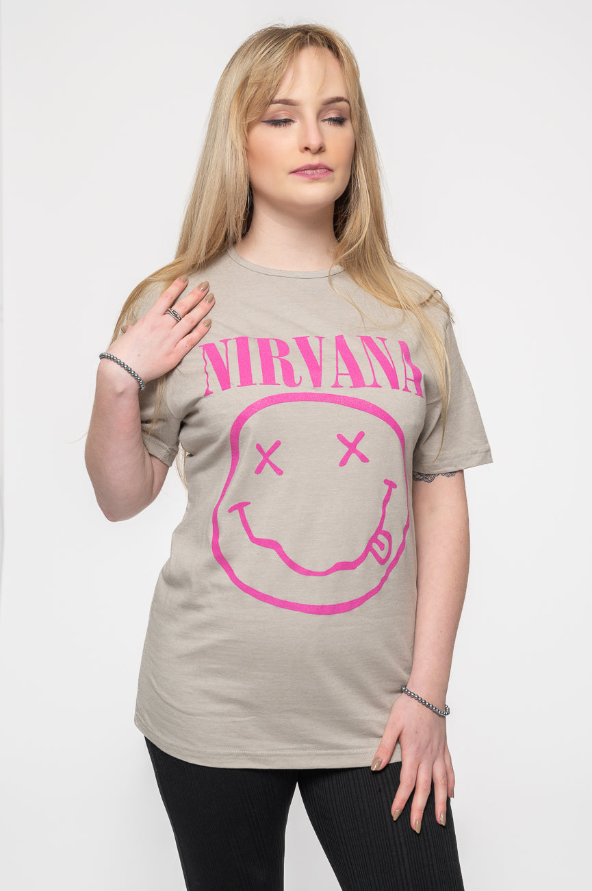 Nirvana Purple Grunge Smile T Shirt product image 1