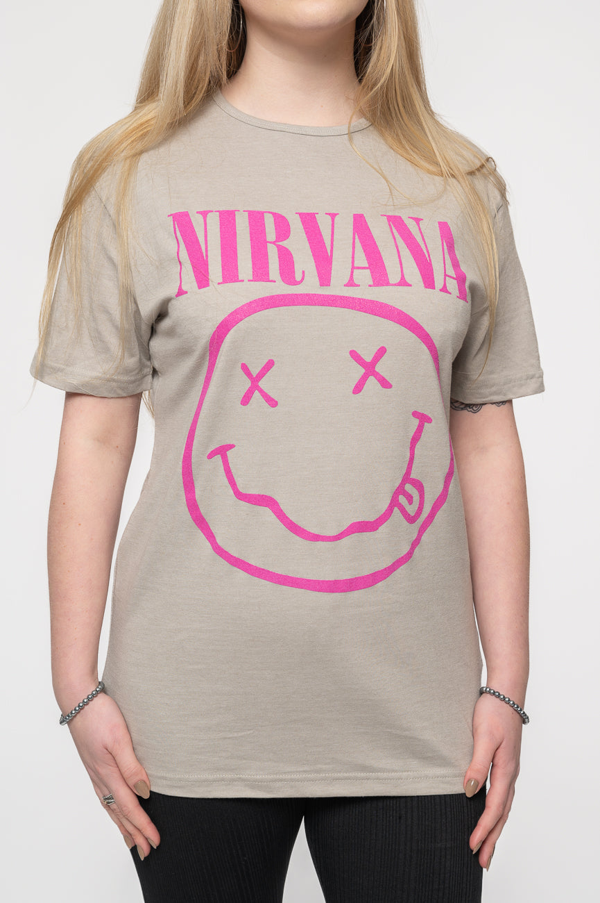 Nirvana Purple Grunge Smile T Shirt product image 3