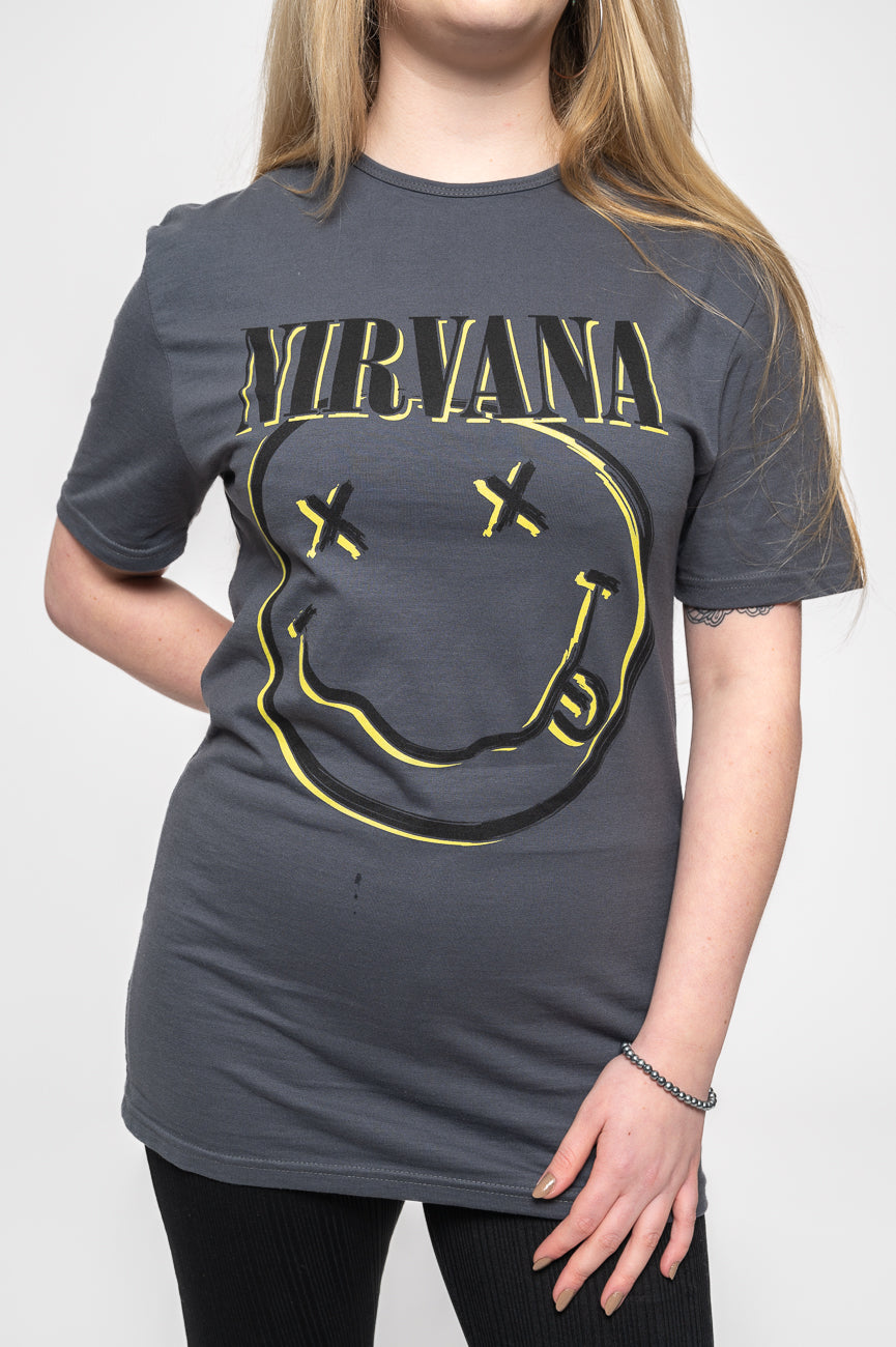 Nirvana Inverse Grunge Smile T Shirt product image 3