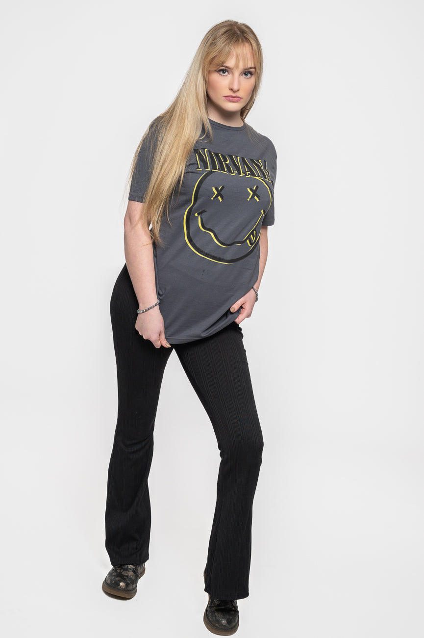Nirvana Inverse Grunge Smile T Shirt product image 5