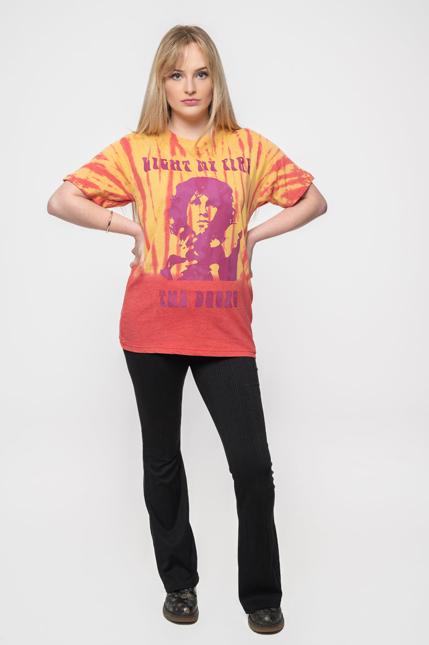 The Doors Light My Fire Dye Wash T Shirt product image 2