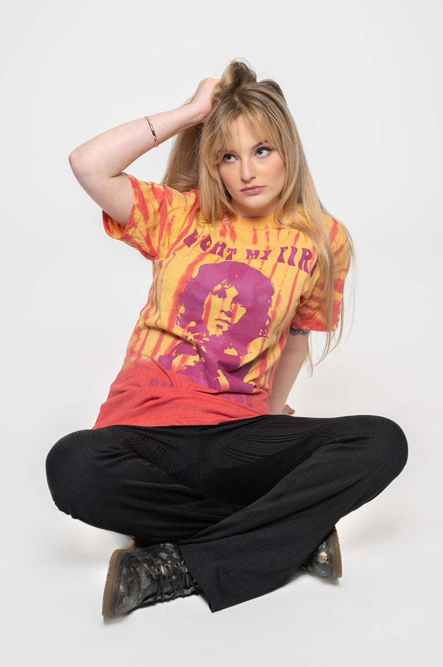 The Doors Light My Fire Dye Wash T Shirt product image 5
