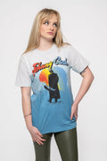 Johnny Cash Walking Guitar Dye Wash T Shirt product image 1