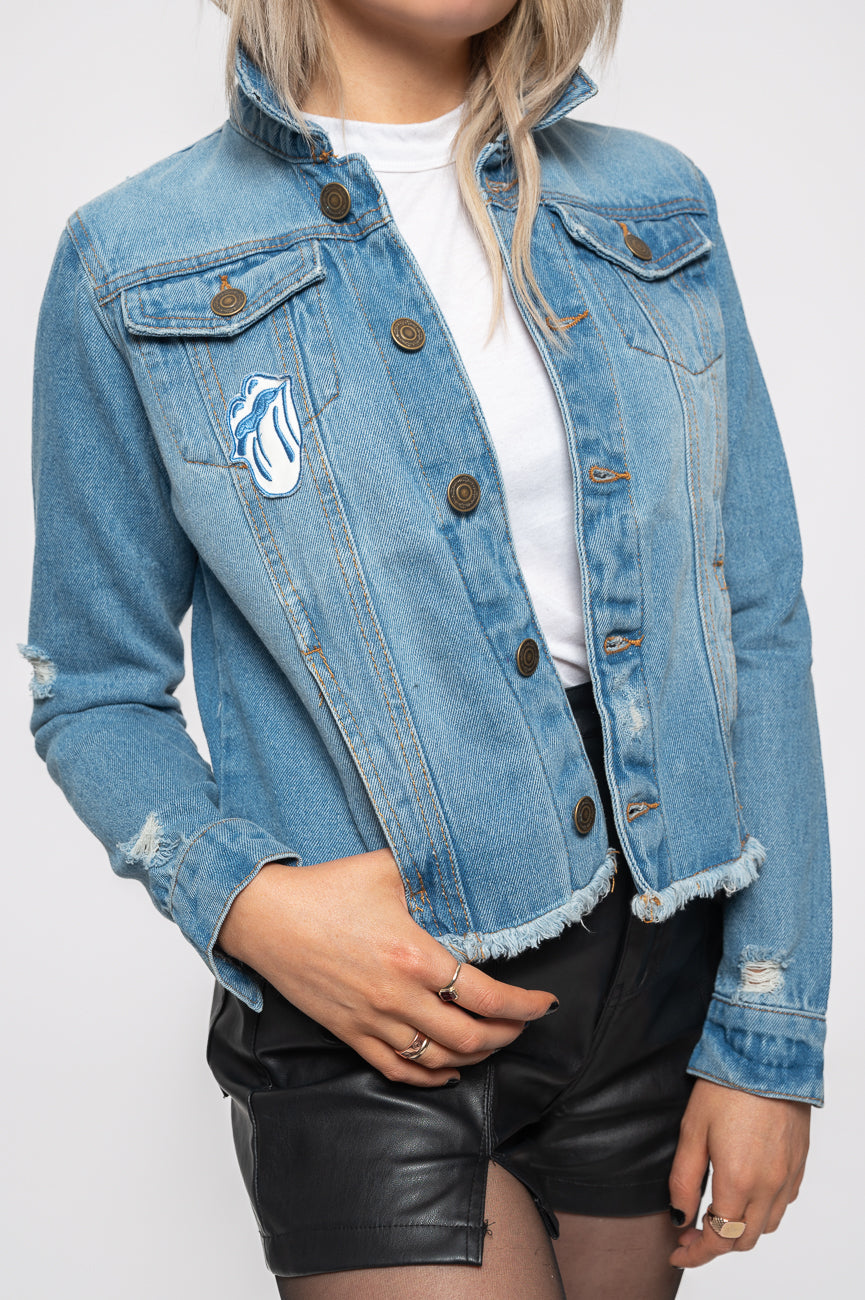 The Rolling Stones Script Denim Jacket product image 3