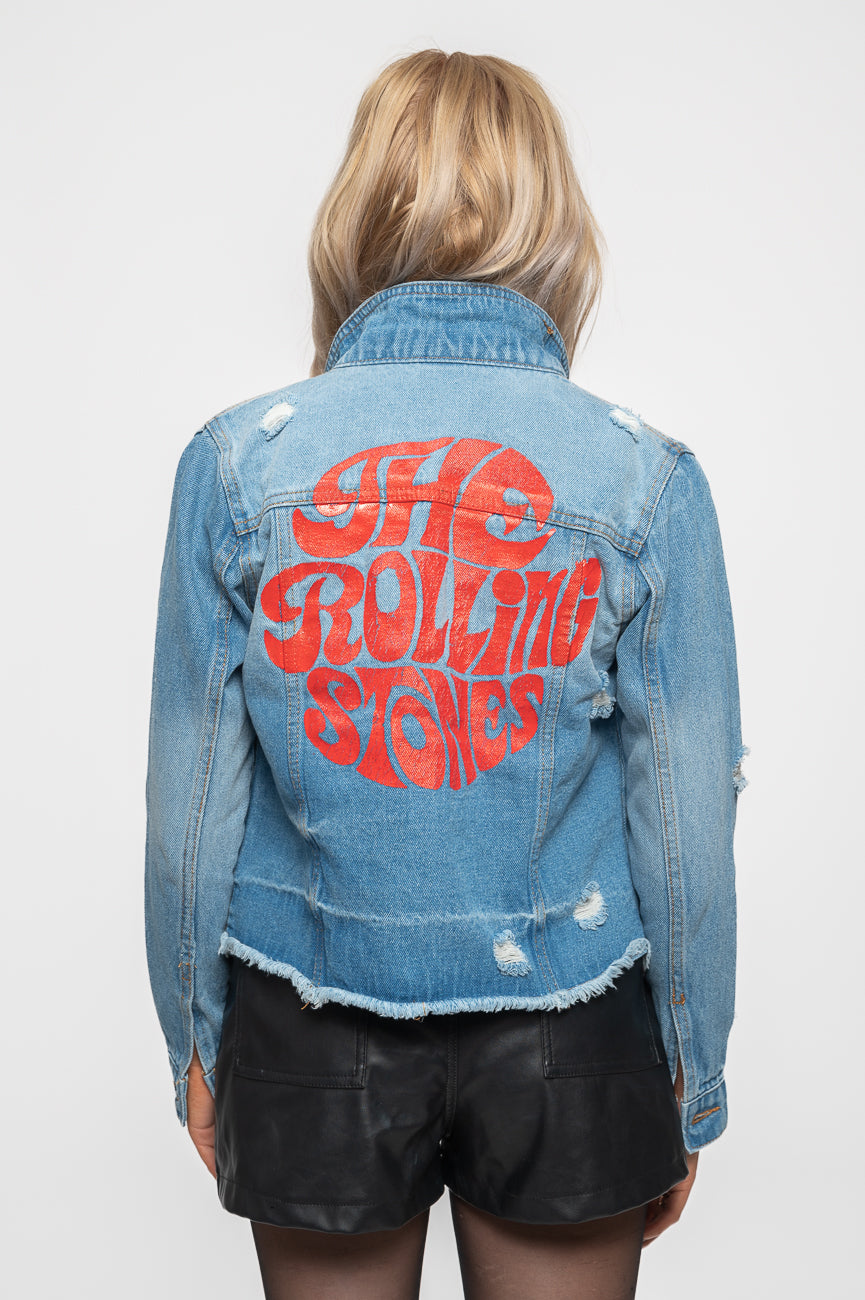 The Rolling Stones Script Denim Jacket product image 4