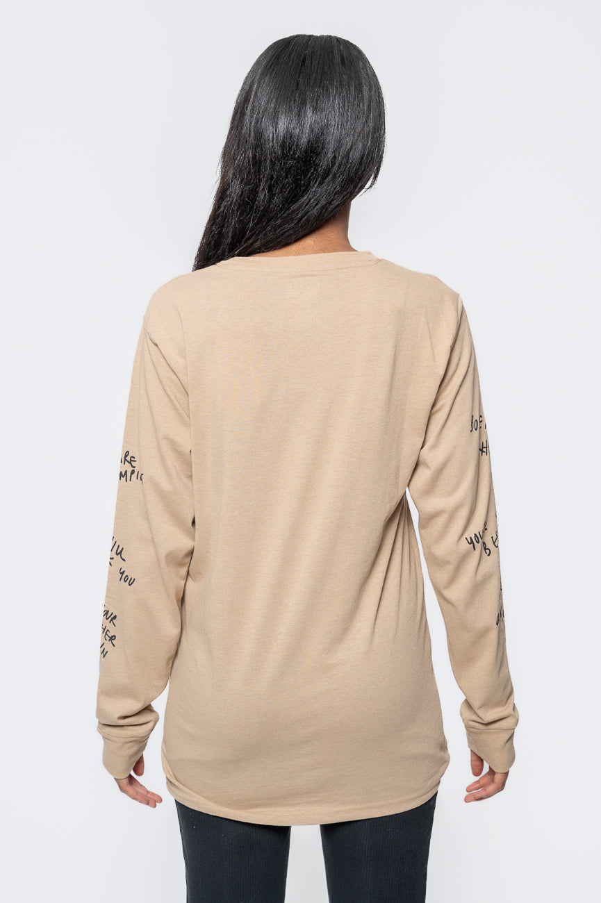 Queen Handwritten Song Titles Long Sleeve T Shirt product image 4