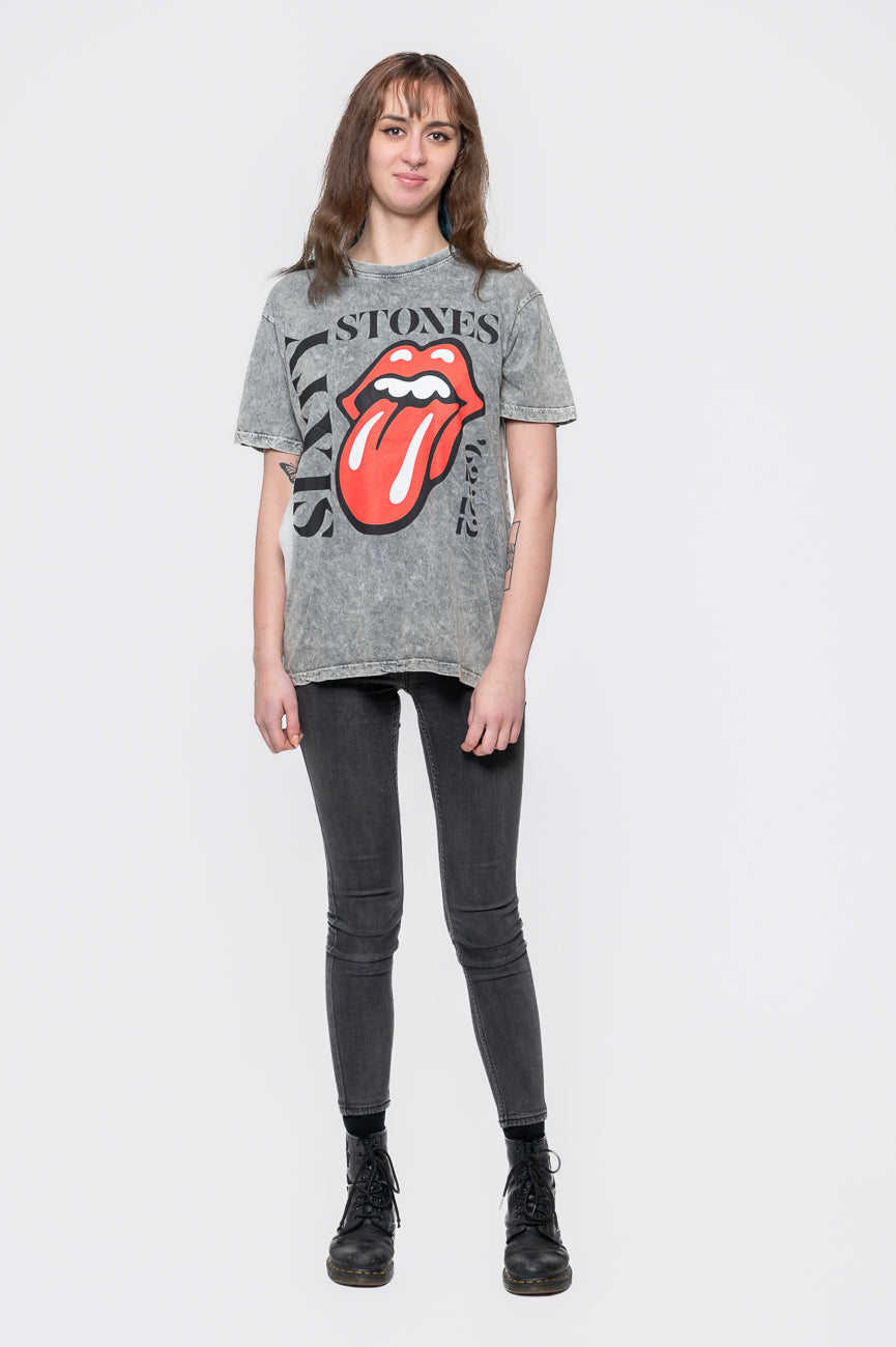 The Rolling Stones Sixty Vertical Dye Wash T Shirt product image 2
