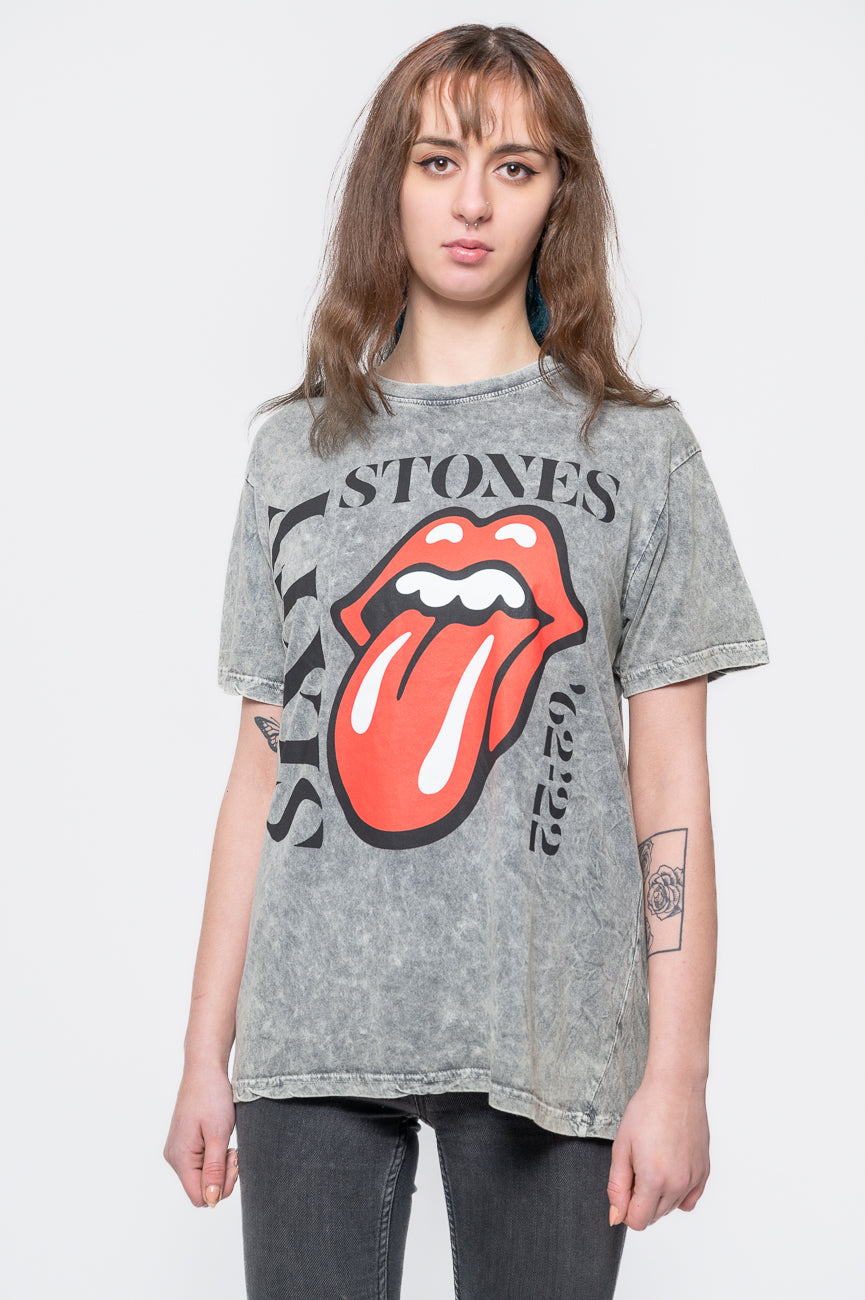 The Rolling Stones Sixty Vertical Dye Wash T Shirt product image 1