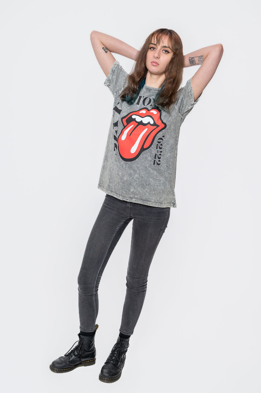 The Rolling Stones Sixty Vertical Dye Wash T Shirt product image 5