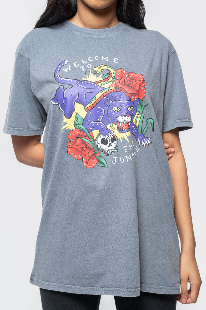 Guns N' Roses Welcome to the Jungle Diamante T Shirt product image 3