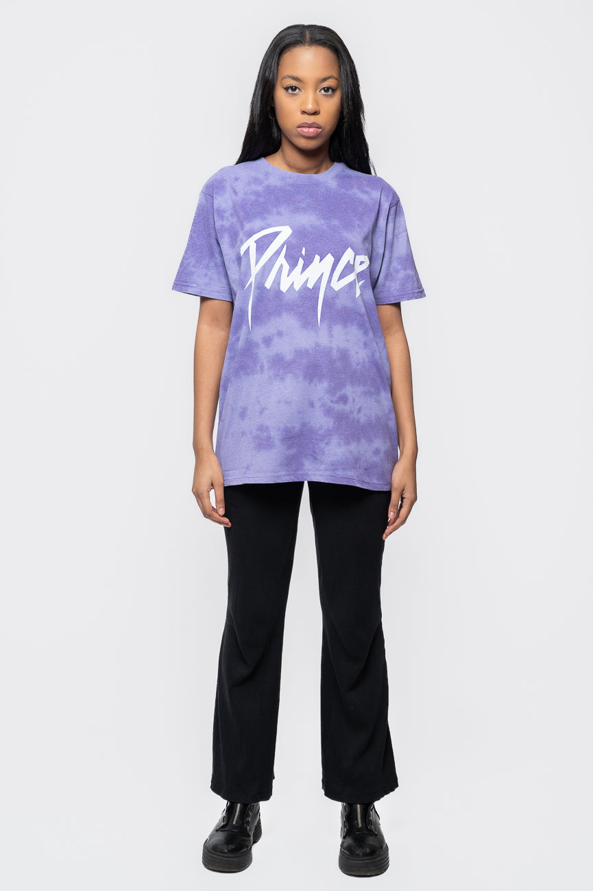 Prince Purple Rain Track List Dip Dye T Shirt product image 2
