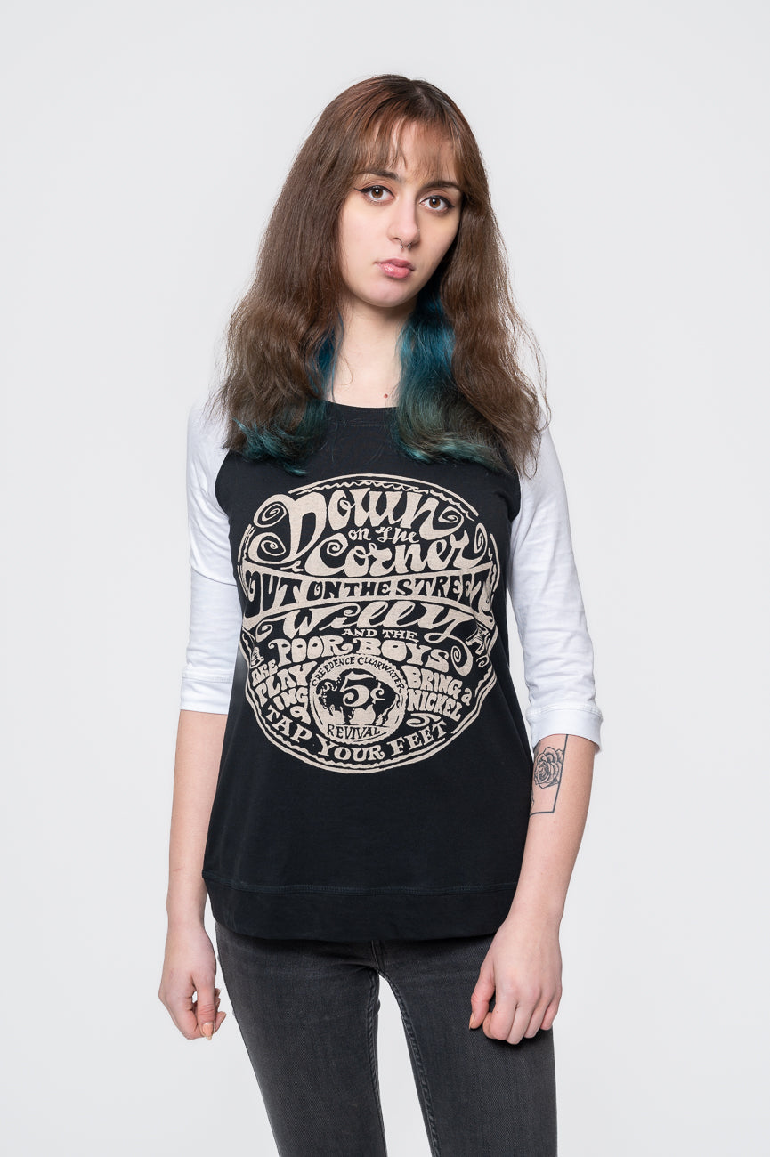 Creedence Clearwater Revival Down On The Corner Raglan product image 1
