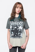 Slipknot Barcode Photo Dip Dye T Shirt product image 1