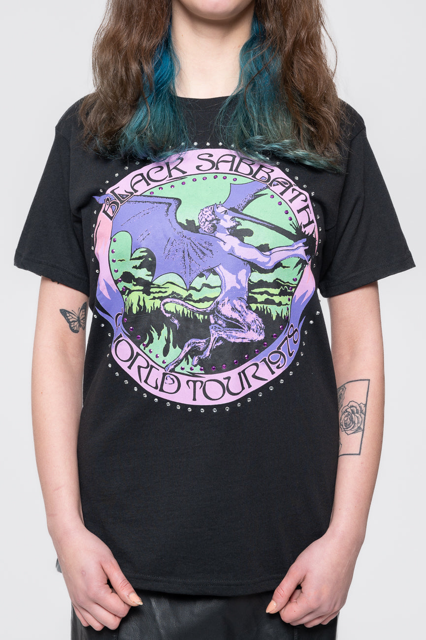 Black Sabbath Tour 1978 Diamante T Shirt product image 2