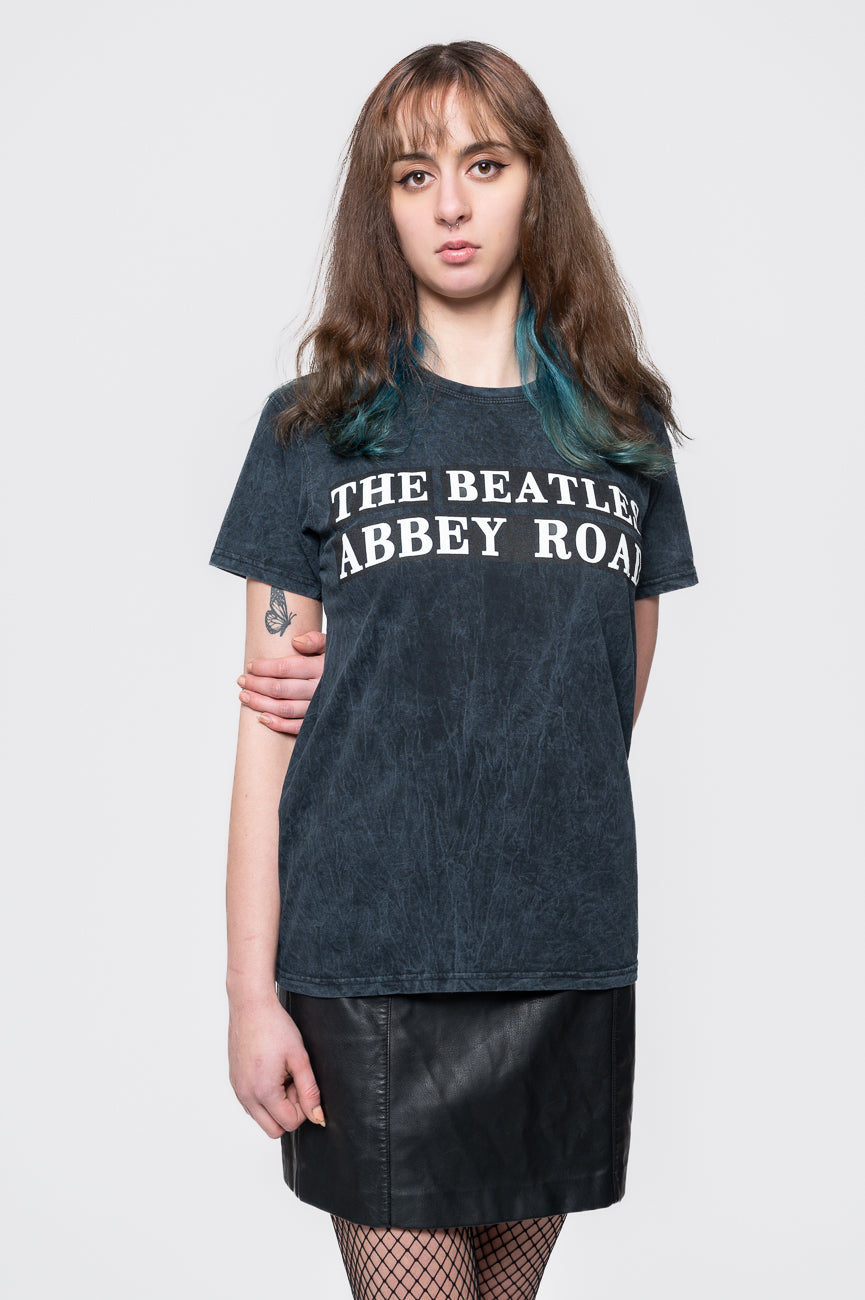 The Beatles Abbey Road Sign Dip Dye Tee product image 1