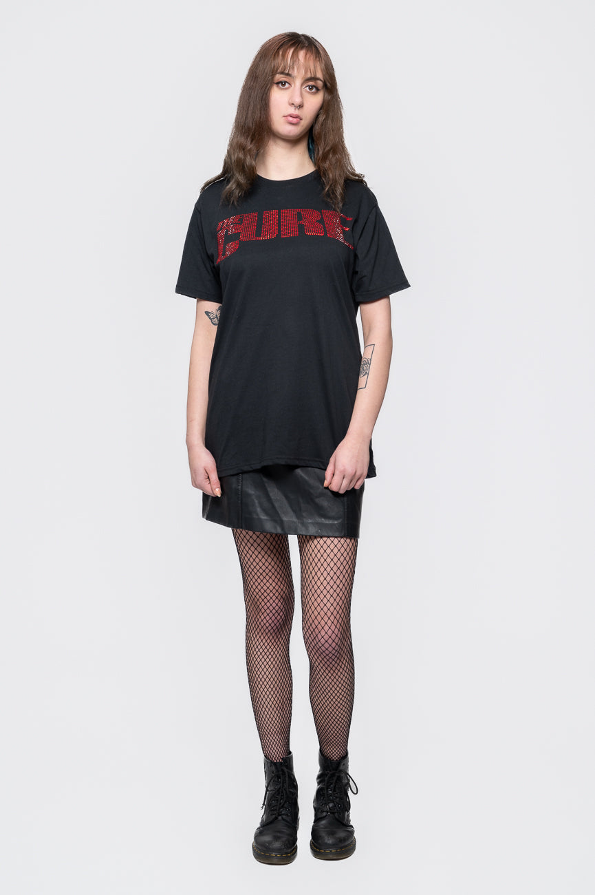 The Cure Diamante Band Logo T Shirt product image 2