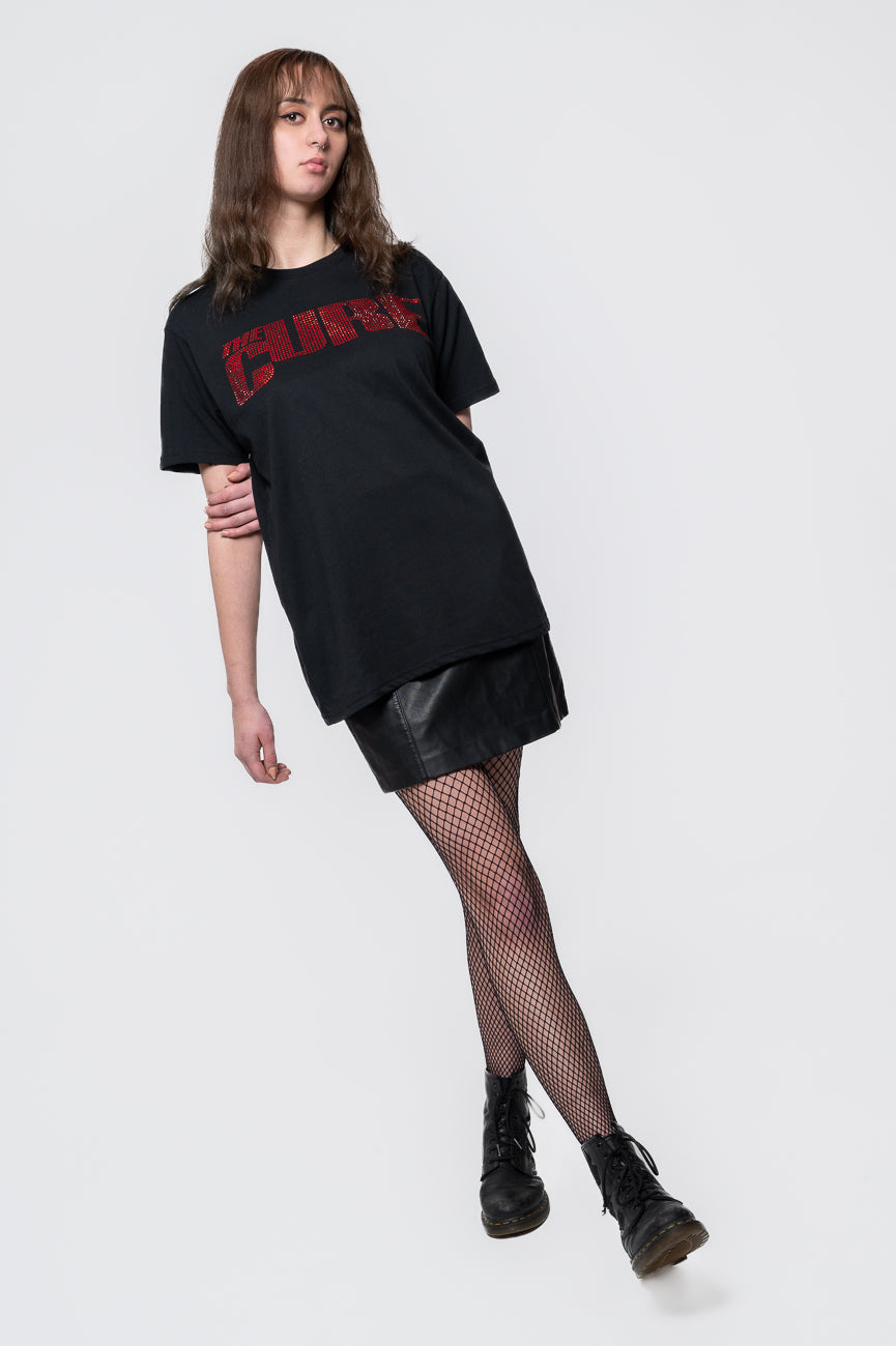 The Cure Diamante Band Logo T Shirt product image 5