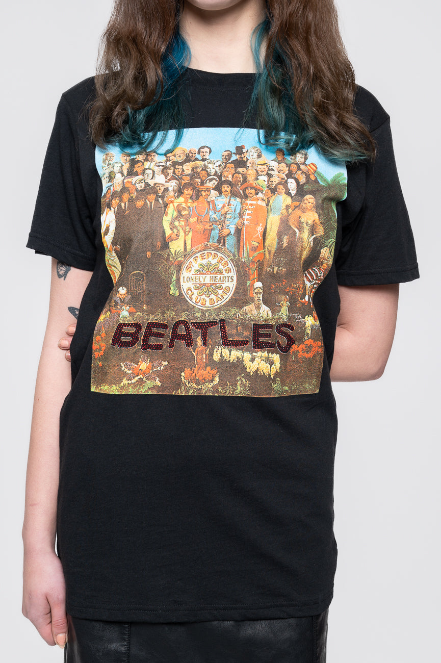 The Beatles Sgt Pepper Cover Diamante Tee product image 3
