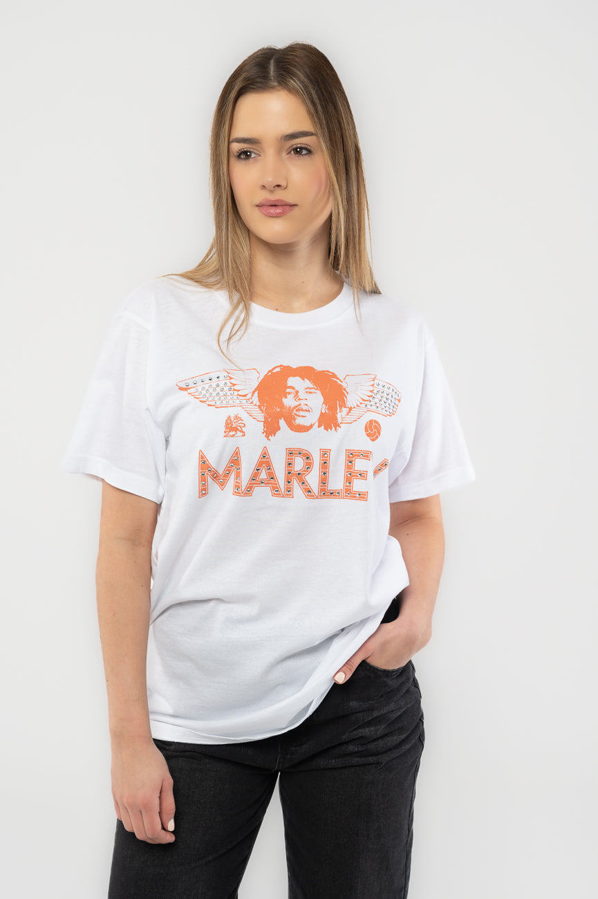Bob Marley Diamante Wings T Shirt product image 1