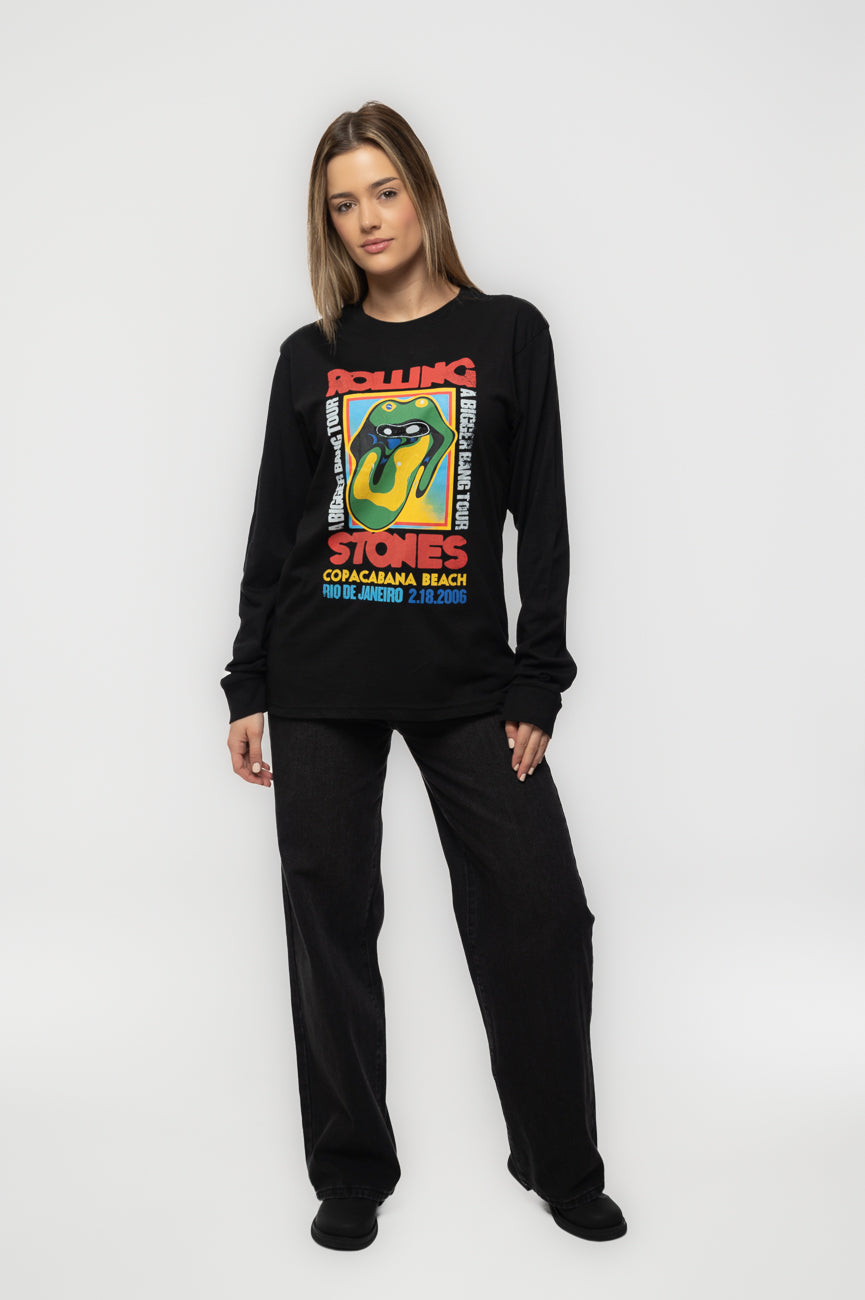 The Rolling Stones Copacabana Beach Long Sleeve T Shirt product image 2