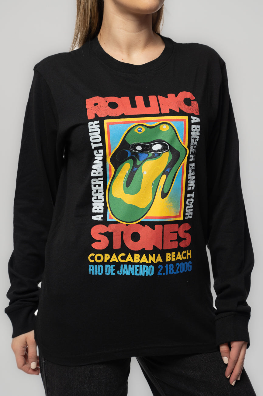 The Rolling Stones Copacabana Beach Long Sleeve T Shirt product image 3