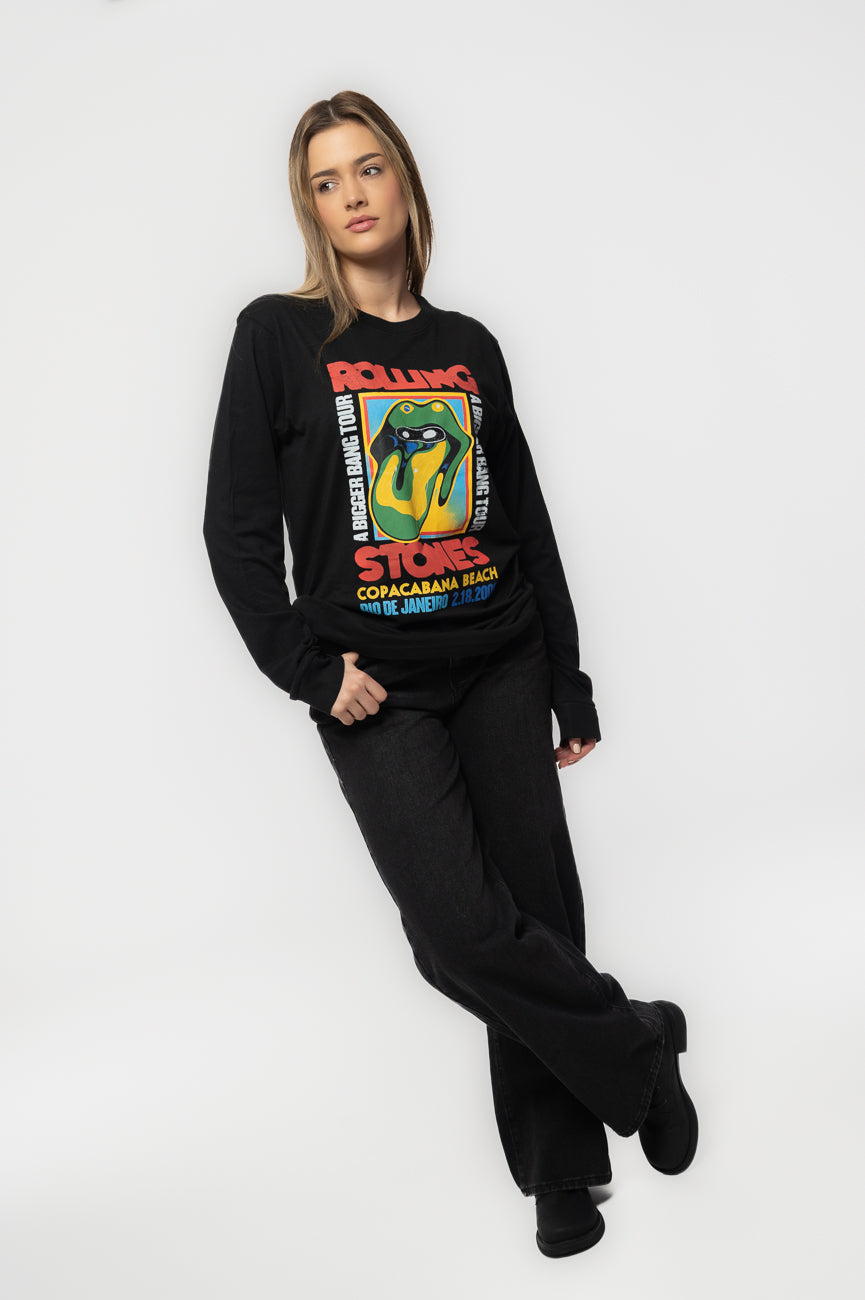 The Rolling Stones Copacabana Beach Long Sleeve T Shirt product image 5
