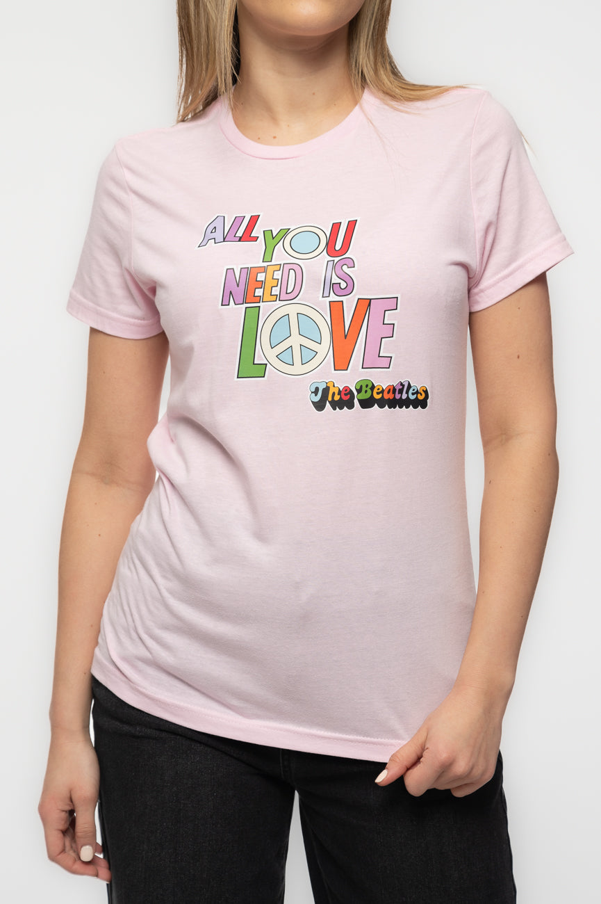 The Beatles All You Need is Love Skinny Fit T Shirt product image 3