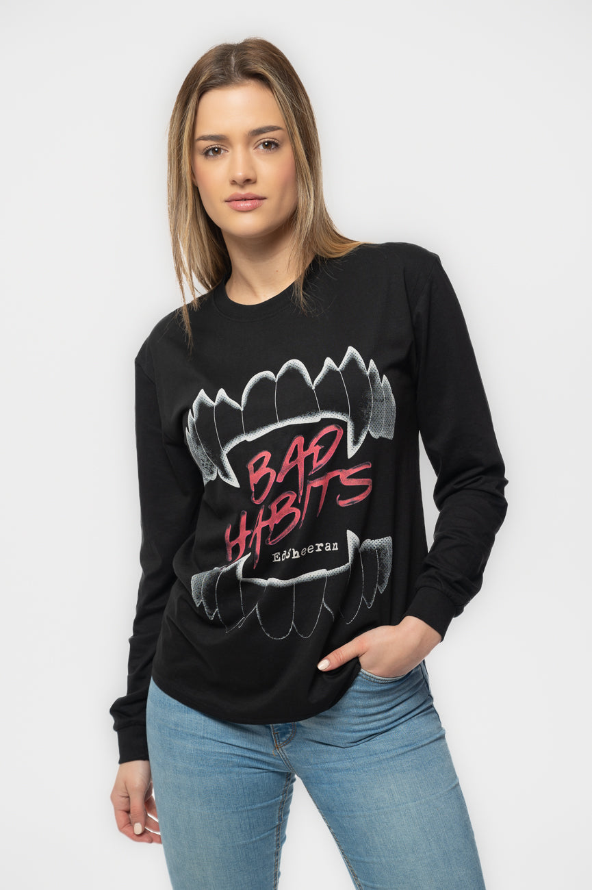 Ed Sheeran Bad Habits Long Sleeve T Shirt product image 1
