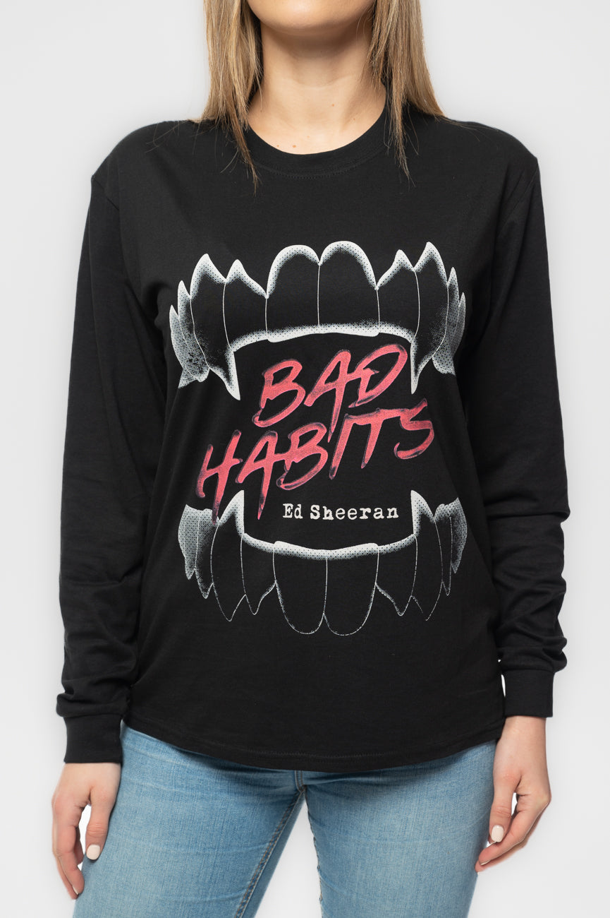 Ed Sheeran Bad Habits Long Sleeve T Shirt product image 3