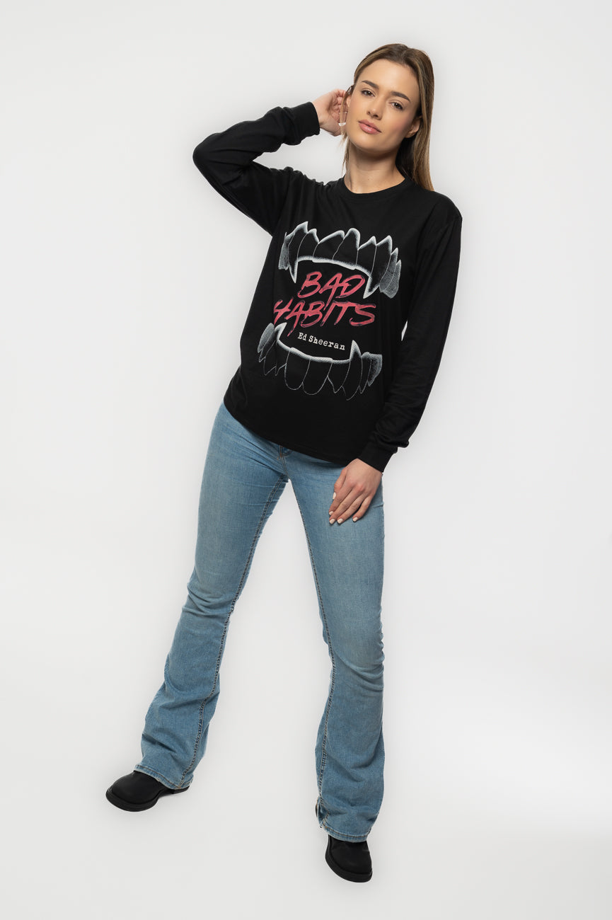 Ed Sheeran Bad Habits Long Sleeve T Shirt product image 5