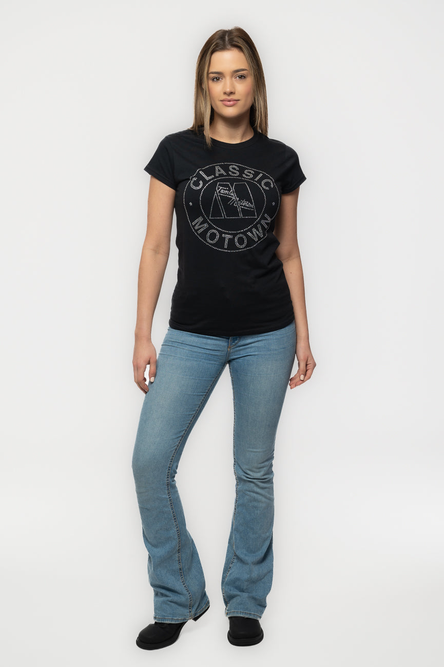 Motown Diamante Classic logo Skinny T Shirt product image 2