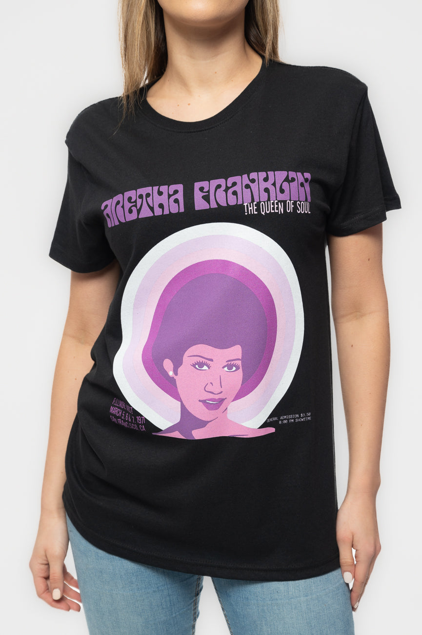 Aretha Franklin Live Fillmore West 71 T Shirt product image 3
