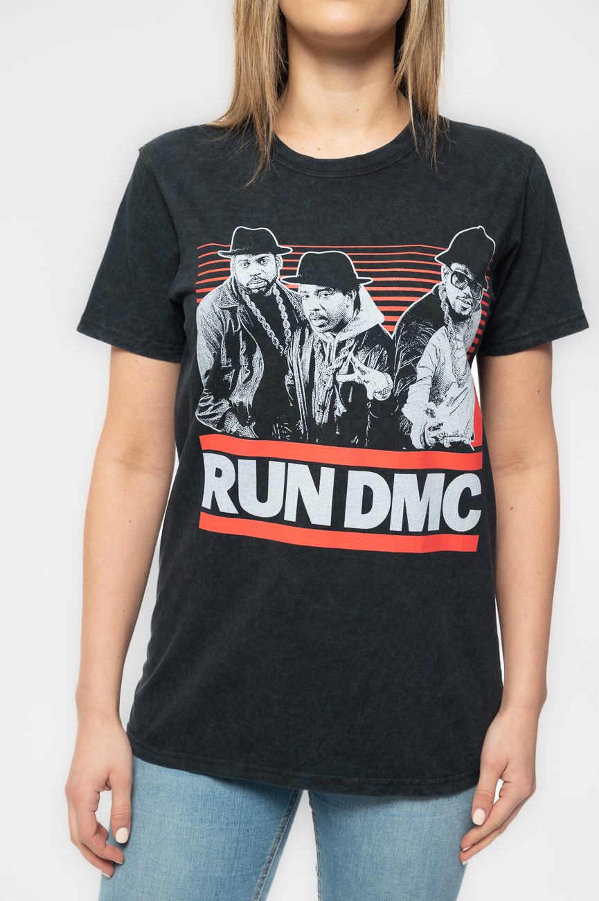 Run DMC Gradient Bars Dip Dye T Shirt product image 3